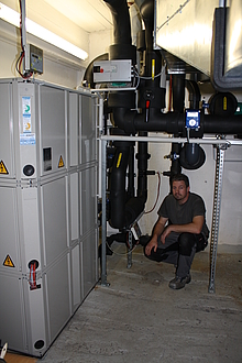 Saubere installationen auf engstem Raum